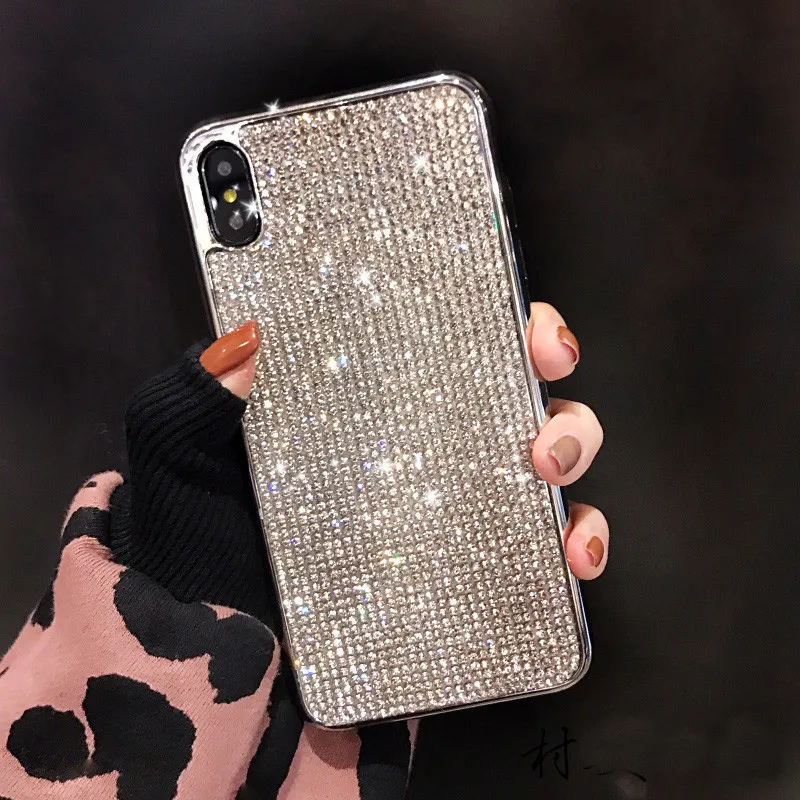 Блестящий Алмазный чехол для телефона samsung Galaxy S10 Plus S10E S9plus s8 роскошный блестящий