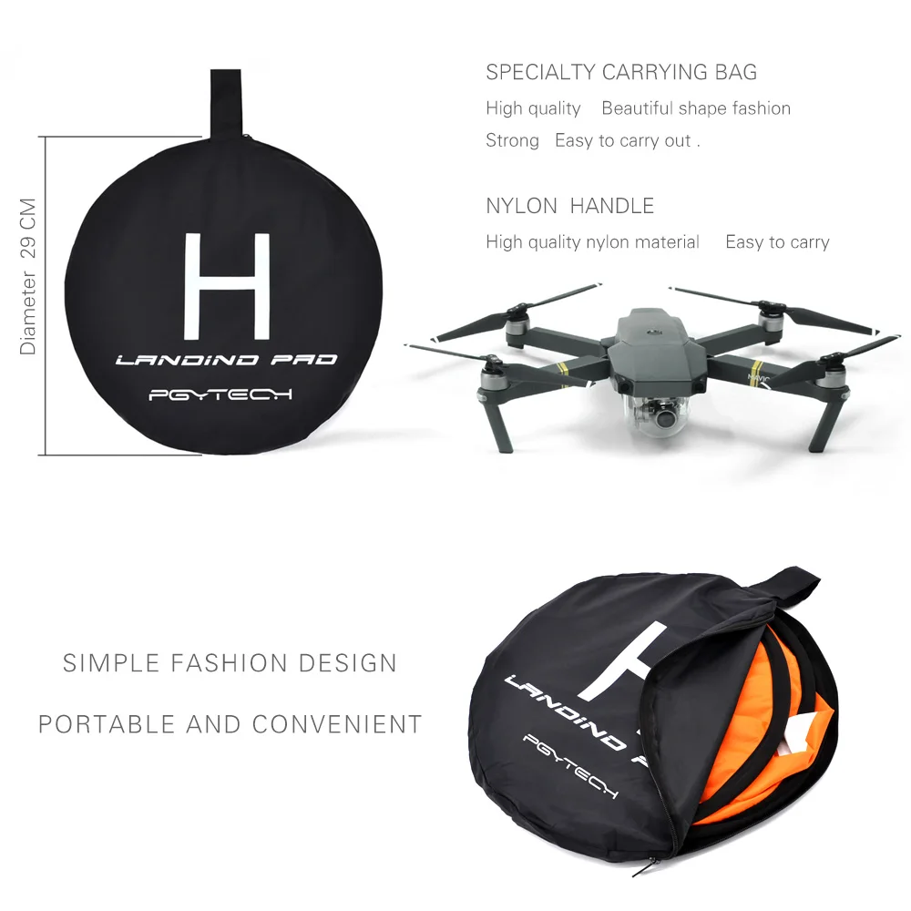 PGYTECH 75 см быстро складывающаяся посадочная площадка DJI Mavic 2 pro/ Air/platinum phantom 3 4 inspire 1