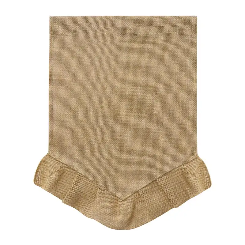 

1PC Jute Good Quality Strong Durable Decorative Flags Yard Flags Garden Flags For Holiday Party Home Garden Supplies