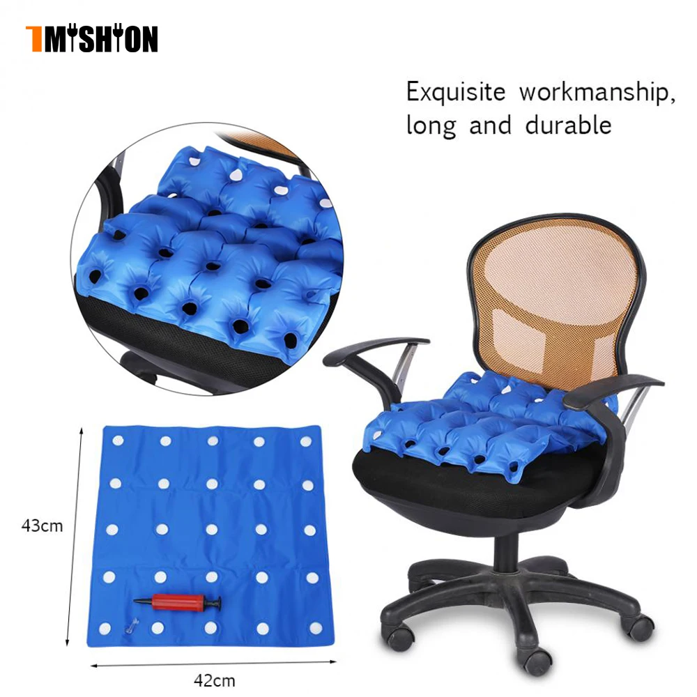 

Cushion Inflatable Massage Seat Cushion Anti Bedsore Decubitus Chair Pad Medical Wheelchair Mat Home Office Seat Cushion + Pump