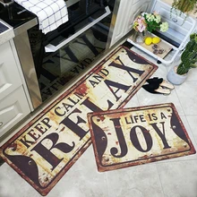 Кухня ПВХ пена кожа комфорт анти усталость резиновый коврик машинная стирка Нескользящие коврики водонепроницаемый коврик для прачечной