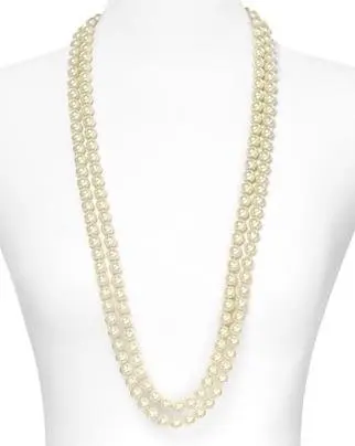 Long Real Pearl Necklace Sale Online 