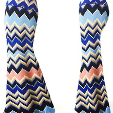 Горячая Тонкий Boho Хиппи Для женщин принт Высокая Талия Длинные Beach Party Макси Юбки для женщин плюс Размеры принт Трубы юбка