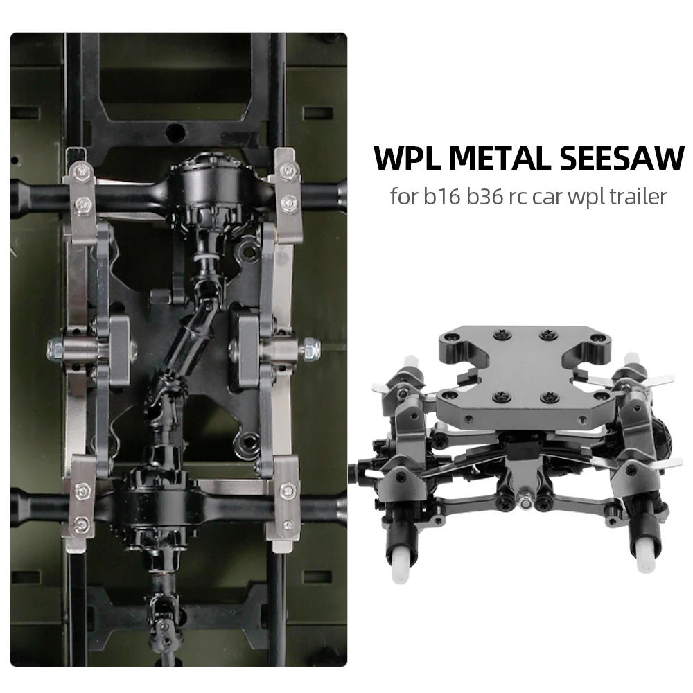 Высокое качество WPL металлические качели комплект для B16 B36 RC автомобиль WPL прицеп легко установить обновление металла DIY части Аксессуары