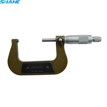 50-75 мм Микрометр хорошего качества, высокая точность, желтый наружный микрометр, измерительный инструмент 0,01 мм, метрический наружный микрометр