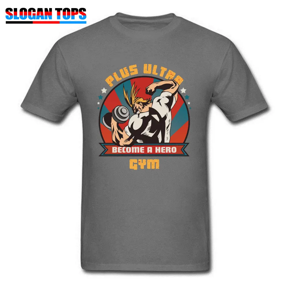 My Hero All Might Plus Ultra Japanese Anime Cotton Black Navy T-Shirt