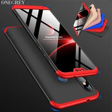 360 학위 하드 Xiao mi mi 8 se 6 Mi x max 2 2 S A2 라이트 A1 6X 5x 레드 mi S2 Y2 Y1 6 6A NOTE 5 pro plus 5a 프라임 백 커버(China)