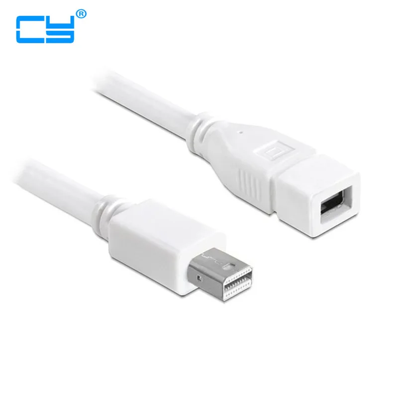Кабель коннектор Mini DP displayport с разъемом папа на Мини dp удлинительная линия