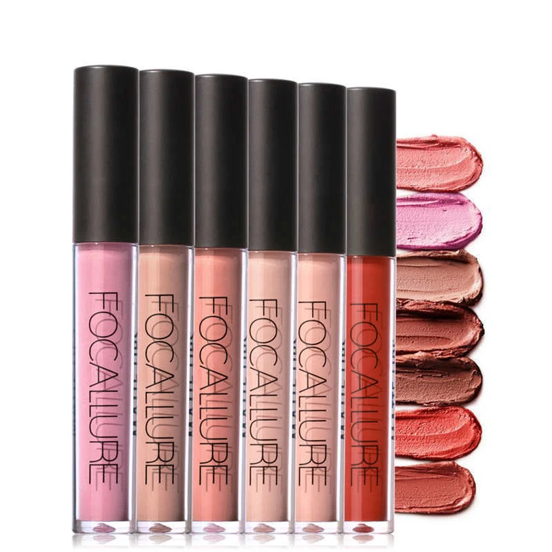 Waterproof Matte Liquid Lipstick Moisturizer Smooth Nude Glitter Lip Stick Long Lasting Gloss Cosmetic Beauty Makeup |