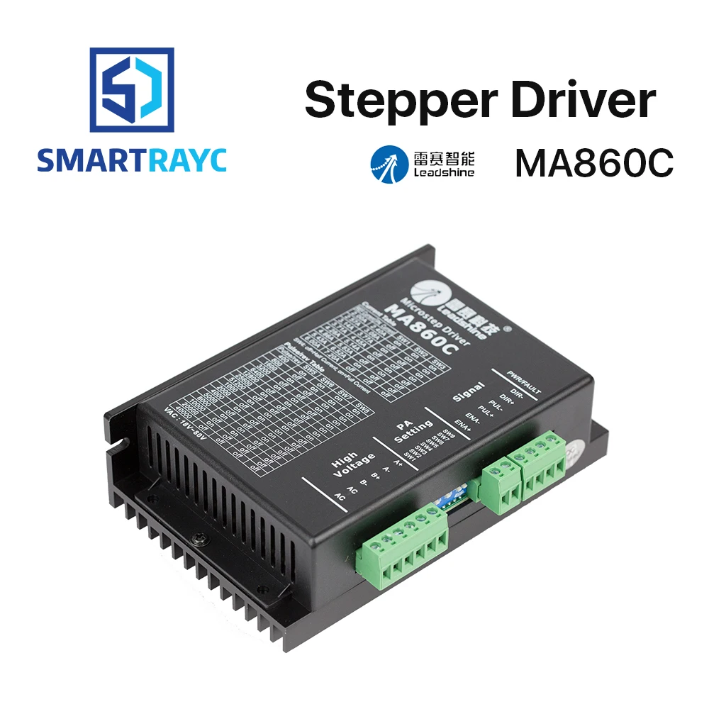 

Smartrayc Leadshine 2 Phase Stepper Driver MA860C 36-80VAC 1.8-7.2A
