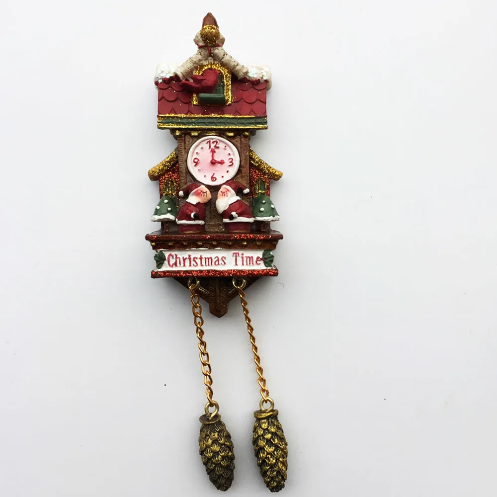 

BABELEMI Hot Europe Germany Travel Souvenir 3D Cuckoo Clock Fridge Magnet Switzerland Refrigerator Magnets Sticker Home Decor