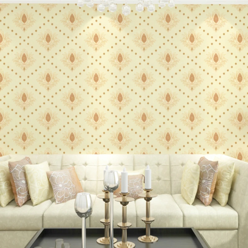 

Modern Geometric Wallpaper Wood Fiber Wall Covering Floral Wallpaper Decor Embossed For Walls Bedroom Living Room Home Decor