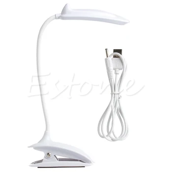 

Flexible 18LED Light Clip On Bed Table Desk Lamp Reading Touch Sensor Light Bulb