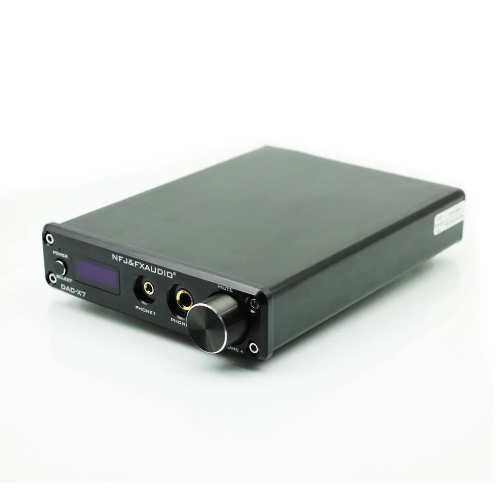 Nfj& Fxaudio Fx-Audio Dac-X7 Hifi 2,0 аудио цифровой усилитель высокой мощности Домашний Мини профессиональный усилитель Tpa3250 Ne5532 x2 70 Вт x2