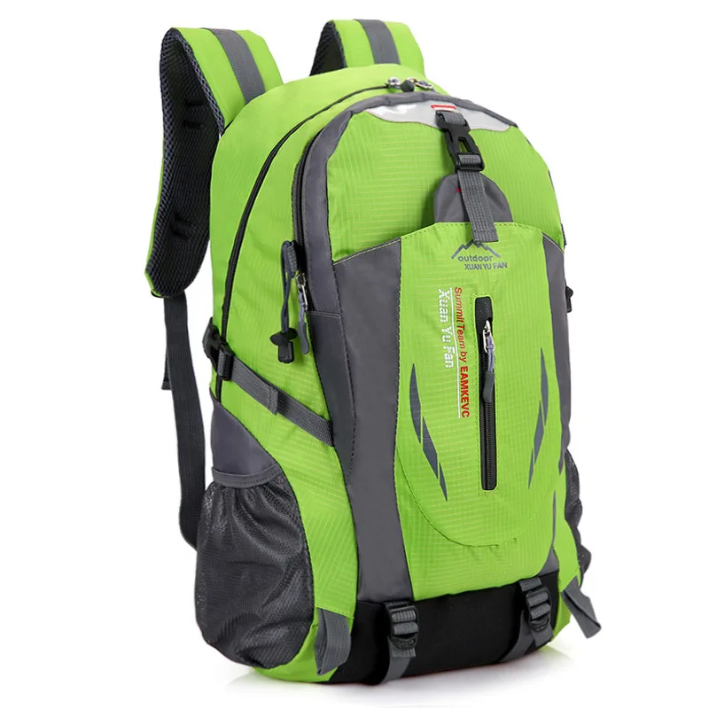 40L водонепроницаемый походные рюкзаки Велоспорт восхождение рюкзак складной путешествия рюкзаки для мужчин женщин Anti Theft спортивная сумка - Цвет: Green
