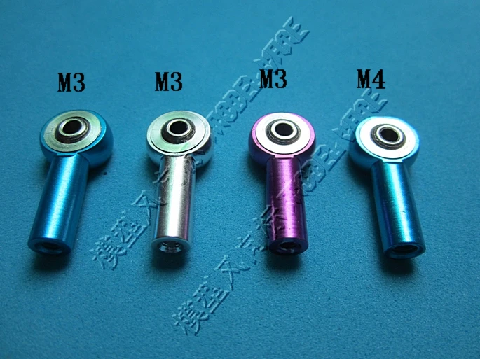 

4PCS RC MODEL M2/M3/M4 Thread Metal ball buckle / Rod Head Buckle Connector FOR RC Boat / RC Climbing Car