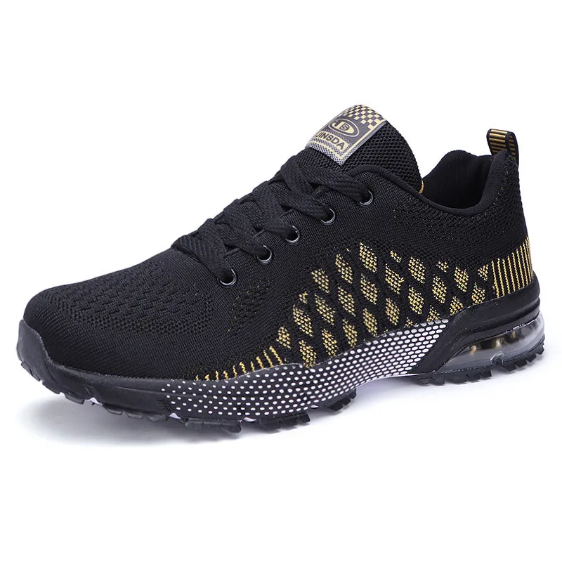 Spring and Autumn Air Cushion Men's Shoes Fashion Fly Woven Mesh Breathable Walking Shock Absorption for Travelling | Обувь