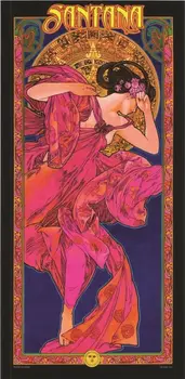 

Santana Tour POSTER (60x30cm) Bob Masse SILK POSTER Decorative Wall painting 24x36inch