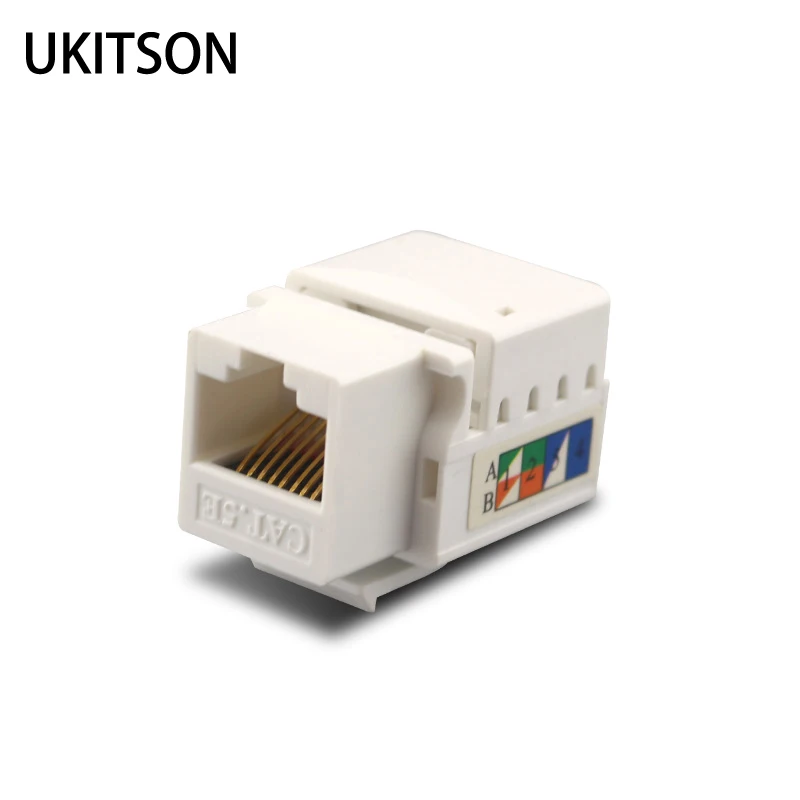 Стандартный разъем Keystone CAT5E RJ45 Jack CAT6 Lan для модулей экструзии 1000 Мбит/с