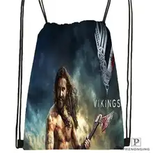 Пользовательские VIKINGS_action_drama_ походная сумка на шнурке милый рюкзак для детей(черная спинка) 31x40 см#20180611-02-92