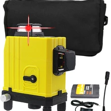 8 линий 3D лазерный уровень наклона функция самонивелирующийся открытый Corss линия Lazer инструмент измерения супер мощный красный лазерный луч