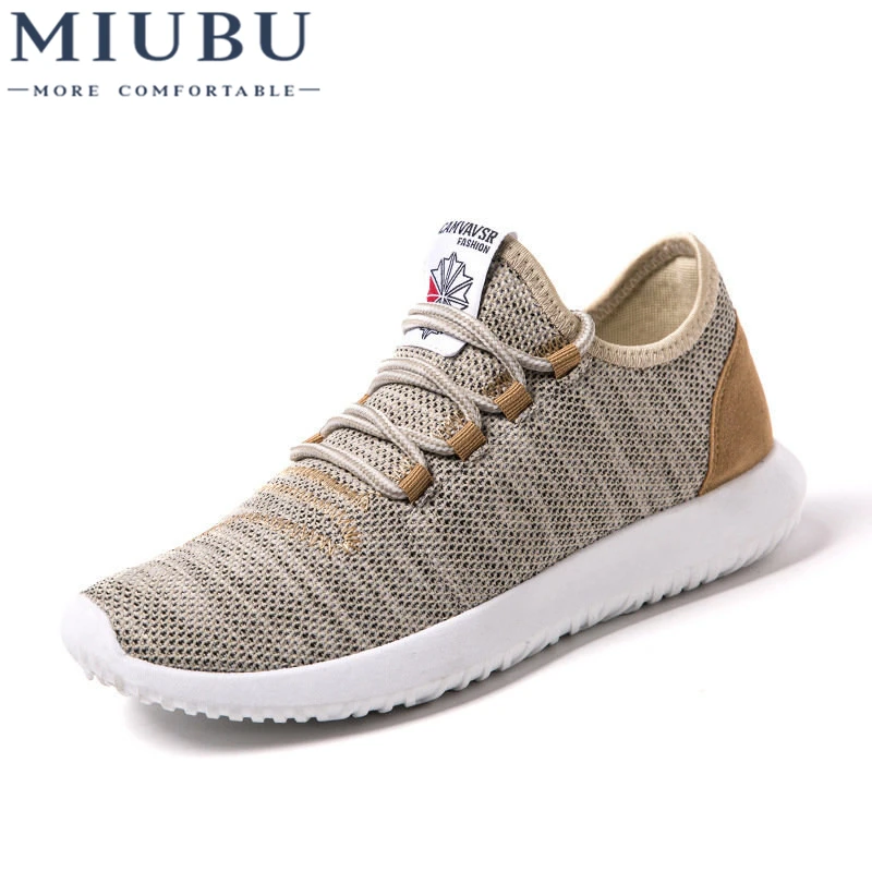 

MIUBU Men Casual Shoes Summer Breathable Mesh Men Shoes Lightweight Men Flats Fashion Casual Water Shoes Designer Male Shoes