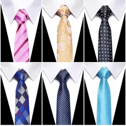 2018 Новая мода Для мужчин плед Повседневное 8 см бизнес галстук Для мужчин s узкая горловина вечерние свадебные галстук gravata галстук галстуки