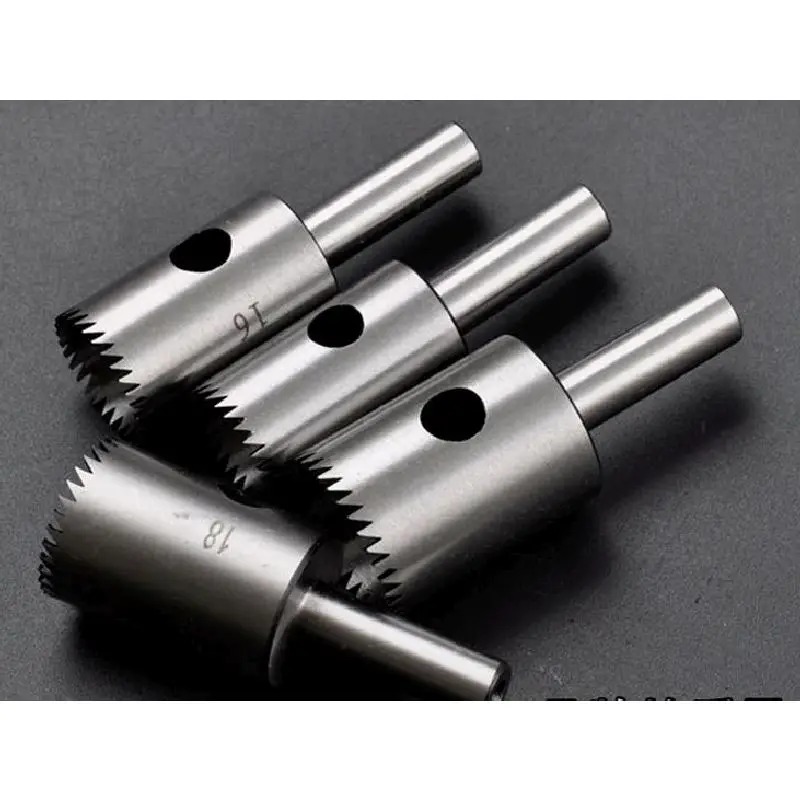 20 22 24 25mm 4PCS/LOT HSS Serration Ball Cutter High speed Steel Handball Knife Round Wooden