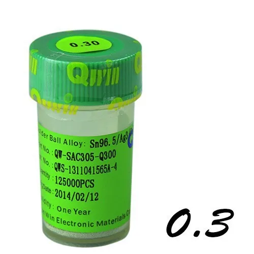 125 К свинца 0.3 мм bga-шарики припоя для переработки