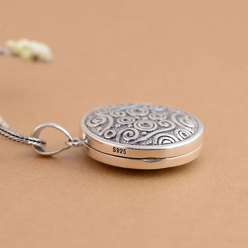FNJ-925-Silver-Round-Pendant-Gawu-Box-100-Pure-S925-Solid-Thai-Silver-Pendants-for-Women (4)