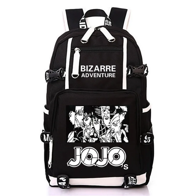 

Jo Jo Adventure Anime Bag Notebook Backpack Knapsack Travel School Bag Rucksack Boys Girls Day Pack