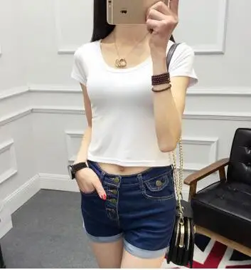 CPI Summer Women T Shirt Fashion Casual O Neck Short Sleeve Printed Ladies T-shirt Crop Top Best Friends | Женская одежда