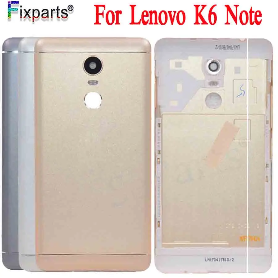 Оригинальный металлический чехол для Lenovo K6 Note задняя крышка корпус запасные