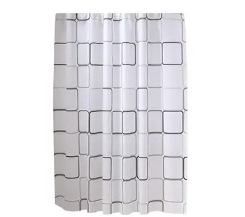 

180(W)*240(H)cm Waterproof Shower Curtain bath curtain PEVA plastic curtain with hook