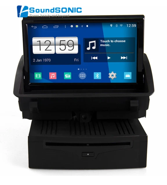 Android 4 4 4 For Audi Q3 A1 2Din Touch Screen Car DVD GPS Navigation Navigator