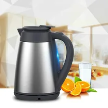 Электрический чайник с вакуумной изоляцией 304 из нержавеющей стали, двухслойная защита от перегрева