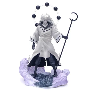 

Anime Naruto Shippuden Rikudo Sennin Ootutuki Hagoromo Uchiha Madara GK PVC Action Figure Statue Collection Model Toys Doll 28cm