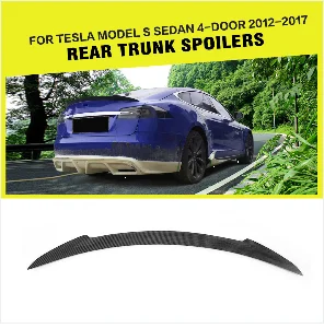 Углеродное волокно/FRP передний бампер спойлер сплиттеры для Tesla модель S 70D P85D 90D P100D Седан 4 двери