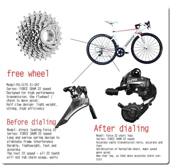 Flash Deal 7.5kg RAA Di2 Mechanical Carbon Road Bike Frame Wheels Crank Matt Electronic 56cm White Red Color 17 Flash Deal 7.5kg RAA Di2 Mechanical Carbon Road Bike Frame Wheels Crank Matt Electronic 56cm White Red Color 17