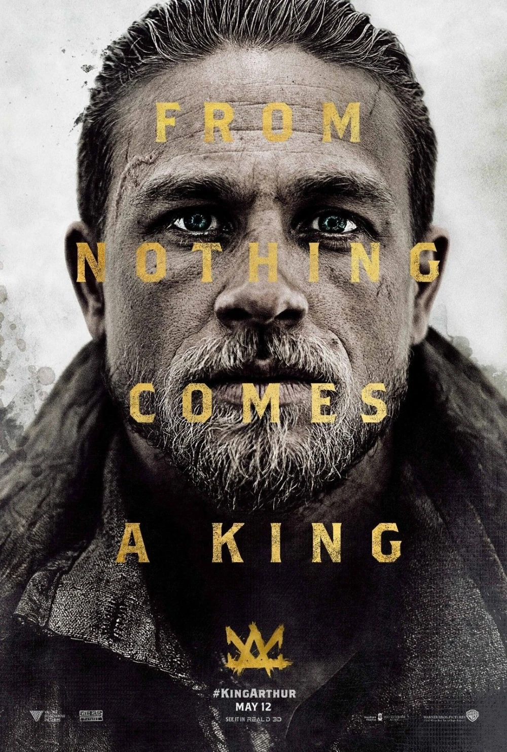 アーサー王伝説の剣映画チャーリー Hunnam シルクポスターの壁画 24x36inch Painting Calligraphy Aliexpress