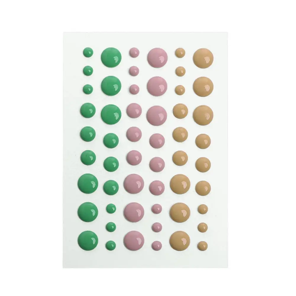 

Sale Cute Enamel Resin Round Dots Self-Adhesive Sticker DIY Craft Scrapbooking Decor