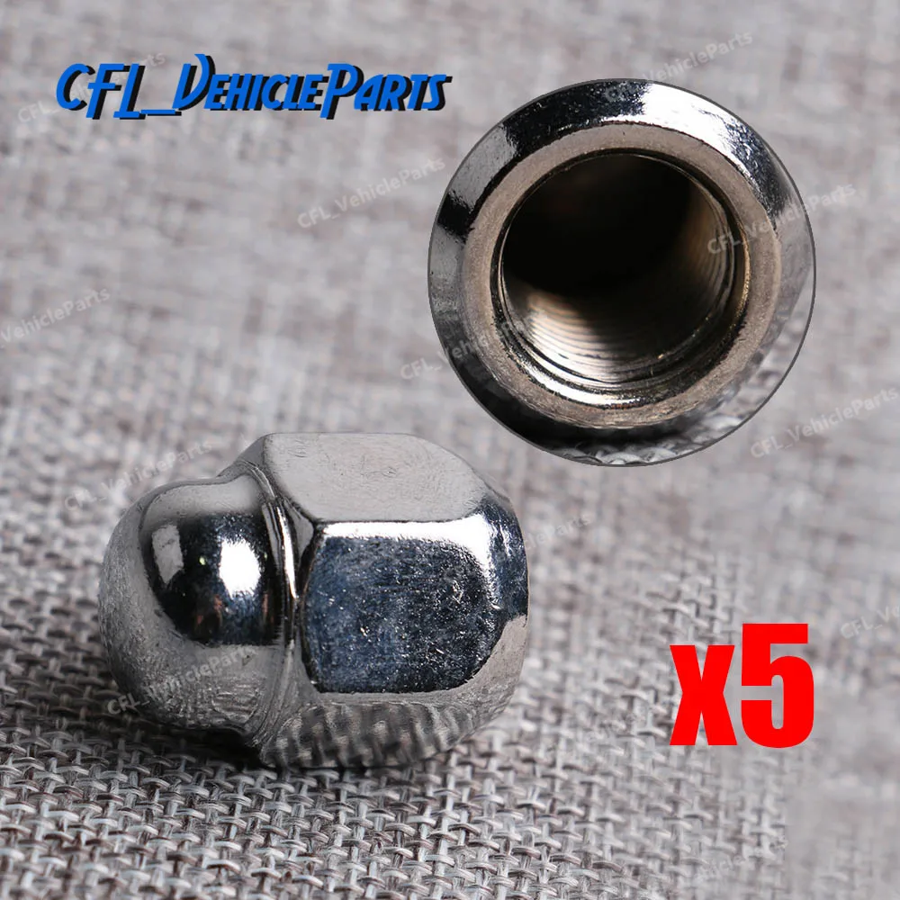 x5 Wheel Hub Chrome Lug Bolt Nut 28171AG000 For Subaru Legacy Impreza