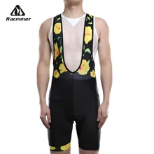 Racmmer мужские велосипедные шорты летний Coolmax 5D Велоспорт гелиевая Подушка нагрудник колготки легкие Roupa Ropa De Ciclismo велосипедные брюки
