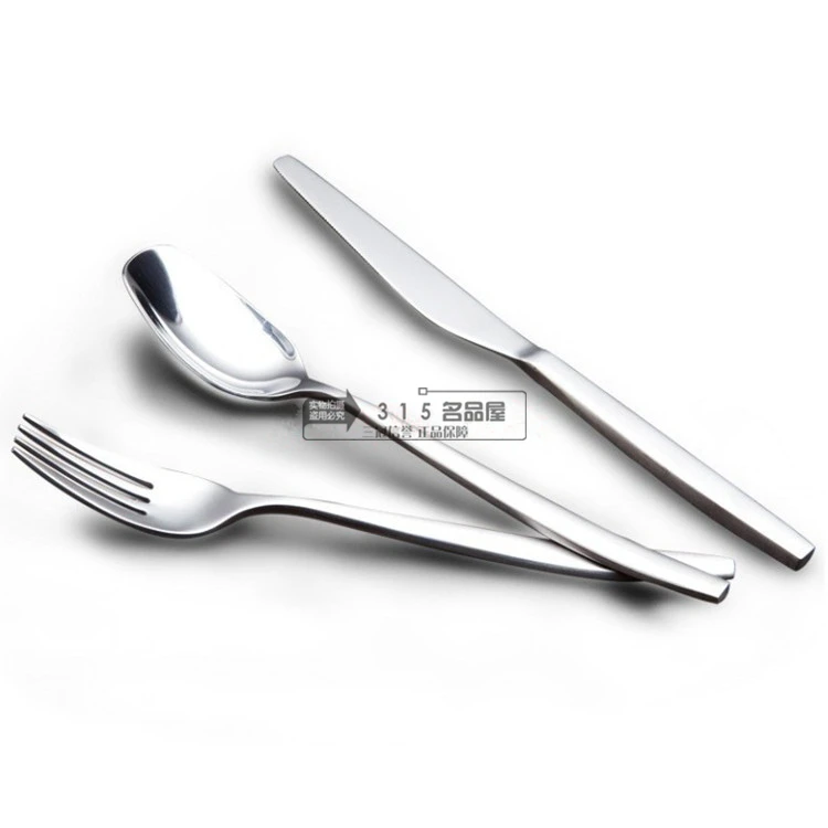 Authentic Korean honghan thick three piece stainless steel cutlery