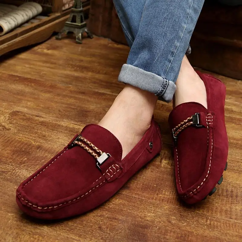 2015 primavera 2016 marca nuevo cuero hombres holgazanes casuales para hombre zapatos planos de conducción zapatos 6.5 9.5 IN1006M|shoes sporty|shoe phoneshoe rack shoes - AliExpress