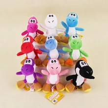 Japan Anime Super Mario Plush Pendant 12cm Mini Mario Bros Luigi Yoshi Cartoon Game Keychain Toys Action Figures Toys