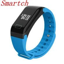 Smartch Smart Band Приборы для измерения артериального давления часы F1 смарт-браслет сердечного ритма Мониторы SmartBand Беспроводной Фитнес трекер для андроид iOS