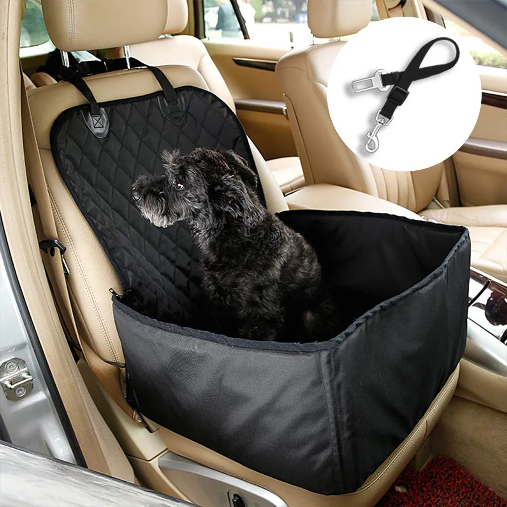 Автомобильные аксессуары Pet передняя крышка сиденья автомобильное сиденье для домашних животных 2 в 1 чехол для сиденья, для собак для автомобилей водонепроницаемый ящик для хранения