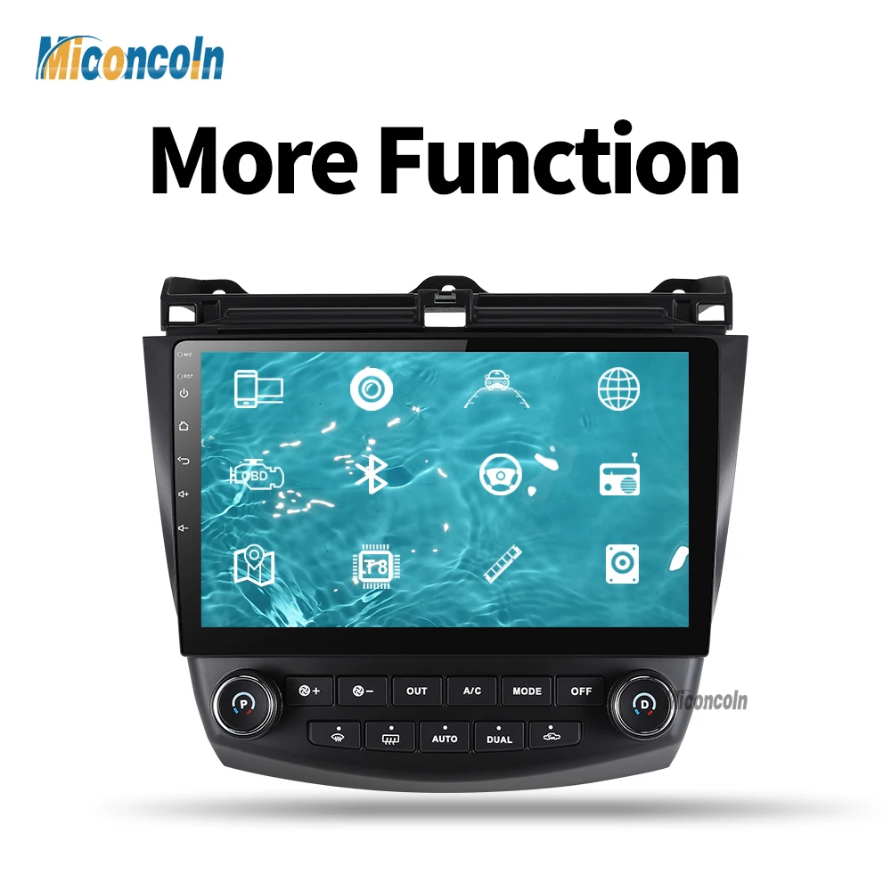 Cheap 2G+32G android 8.1 car dvd gps player for Honda Accord 7 2003-2007 with car radio video player gps navigation car stereo 1
