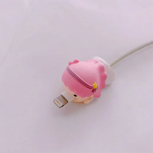 Новейший кабель аксессуар кабель животные укусы мультфильм USB зарядное устройство кабель для передачи данных Шнур протектор для iphone 8 7 6 USB кабель защиты - Цвет: style 2